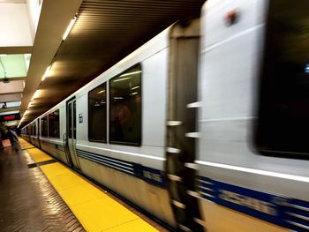 Railroad station platform