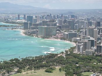 Waikiki view from diamond head