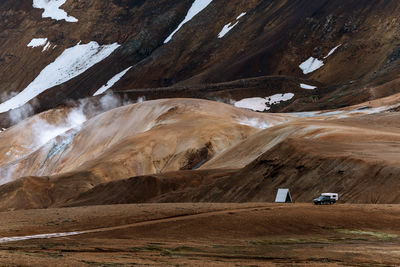 Scenic view of mountains