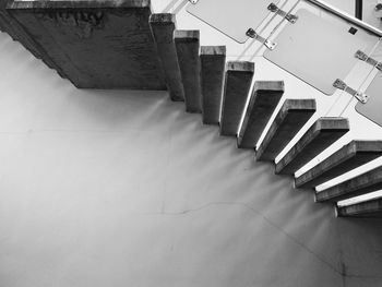 Staircase against sky