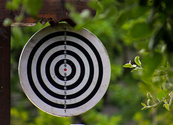 Close-up of spiral staircase