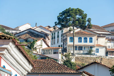 Low angle view of buildings against sky