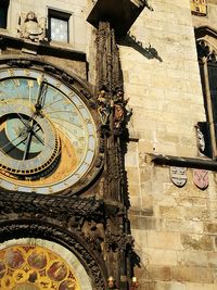 Low angle view of clock tower