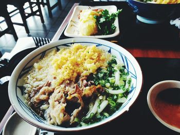 Close-up of food in plate