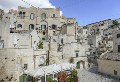 Impression of, matera in the region of basilicata in southern italy