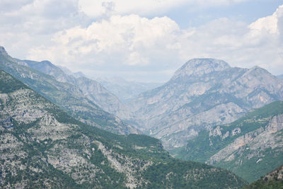 Northern albanian mountains in vermosh, albania. visit albania