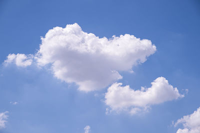 Low angle view of clouds in sky