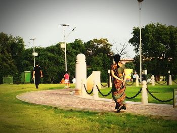 Playground in park