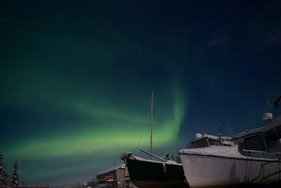 Scenic view of sky at night