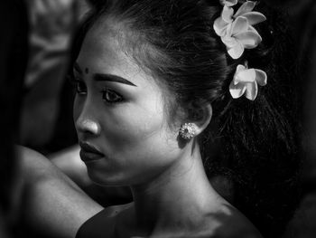 Close-up of teenage girl