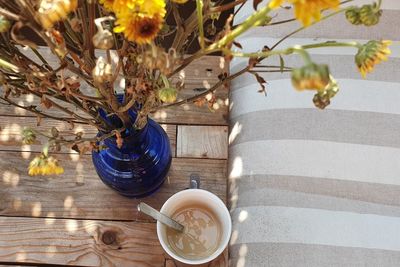 Close-up of potted plant on table