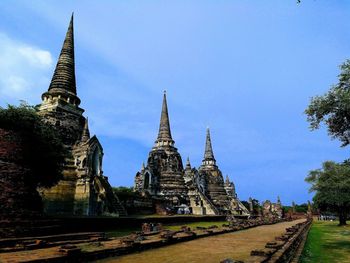 Temple against sky