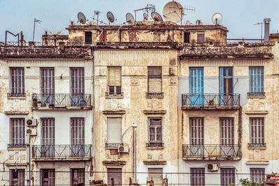 Low angle view of old building