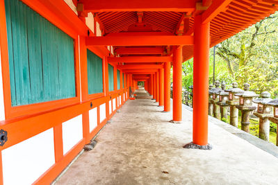 Corridor of building