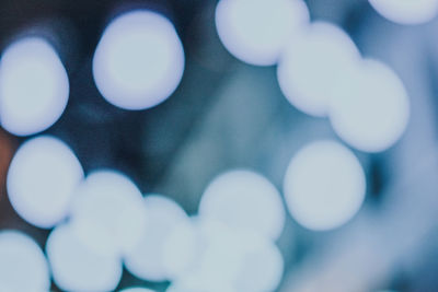 Full frame shot of defocused lights