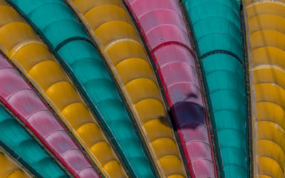 Full frame shot of colorful umbrellas