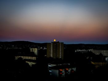 Cityscape at dusk