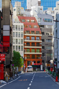 Street amidst buildings in city