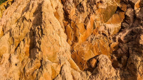 Full frame shot of rock formation