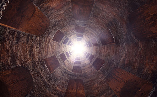 Low angle view of ceiling of building