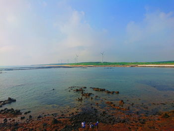 Scenic view of calm sea