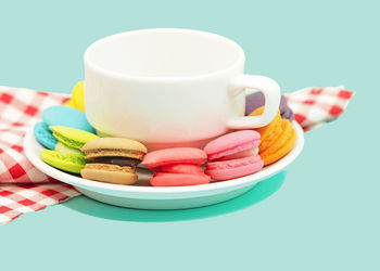 Close-up of cake on table