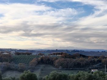 Scenic view of landscape against sky