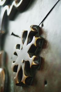 Close-up of machine part