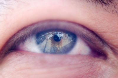 Extreme close-up of human eye