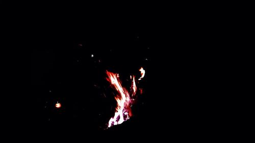 Bonfire at night