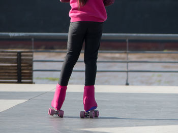 Little girl skating