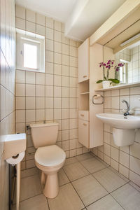 Interior of bathroom