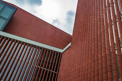 Low angle view of building against sky