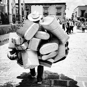 Woman standing in park