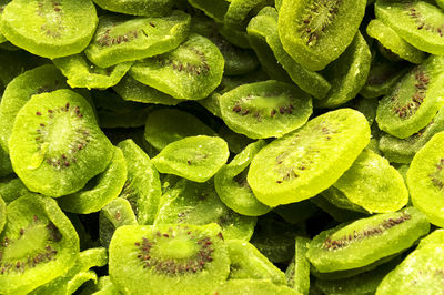 Full frame shot of dried kiwi fruit