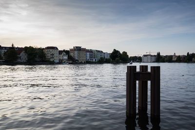 Scenic view of river against sky