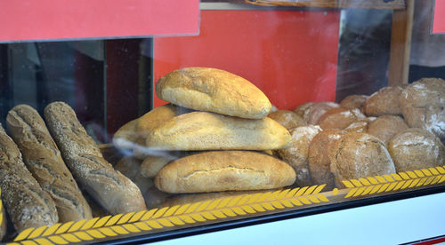 Close-up of food for sale at store