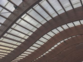 Low angle view of skylight