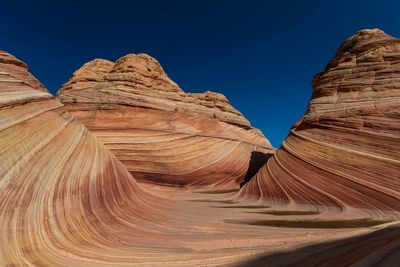 Rock formations in desert