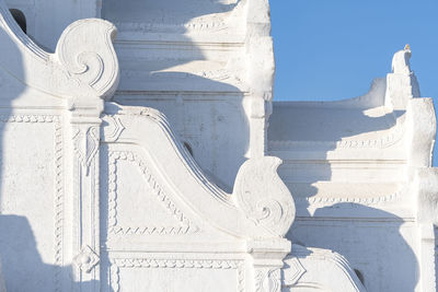 Low angle view of statue