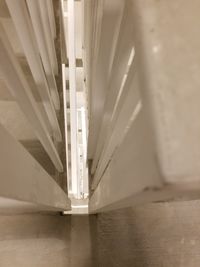 Illuminated staircase in building