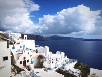 Cloudy sky over sea