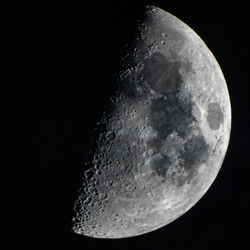 View of moon against sky at night