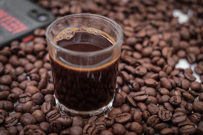 Close-up of coffee cup