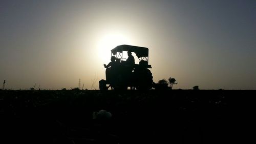 Sun shining through clouds