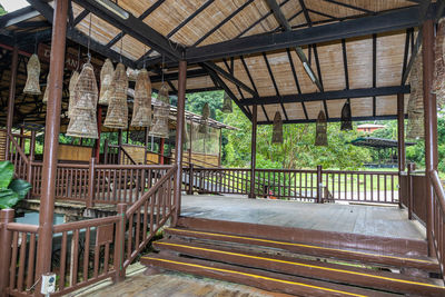 Interior of abandoned building