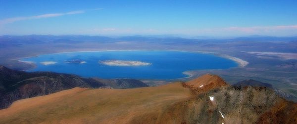 Aerial view of landscape