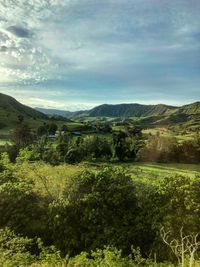 Scenic view of landscape against sky