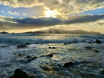 Sunset in faial, açores