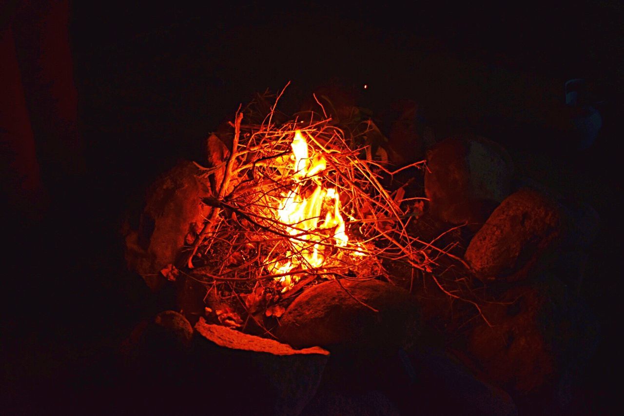 heat - temperature, burning, flame, night, no people, outdoors, close-up